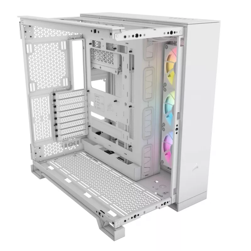 CORSAIR pc-behuizing – iCUE LINK 6500X RGB mid-tower dual chamber wit