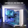 CORSAIR pc-behuizing – iCUE LINK 6500X RGB mid-tower dual chamber wit