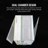 CORSAIR pc-behuizing – iCUE LINK 6500X RGB mid-tower dual chamber wit