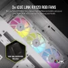 CORSAIR pc-behuizing – iCUE LINK 6500X RGB mid-tower dual chamber wit
