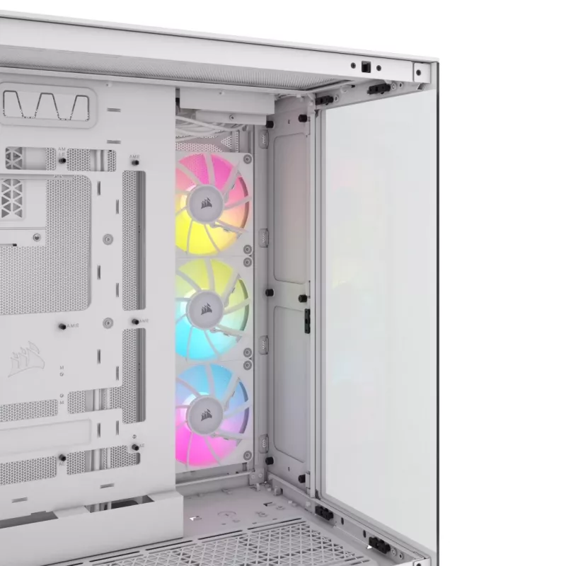 CORSAIR pc-behuizing – iCUE LINK 6500X RGB mid-tower dual chamber wit