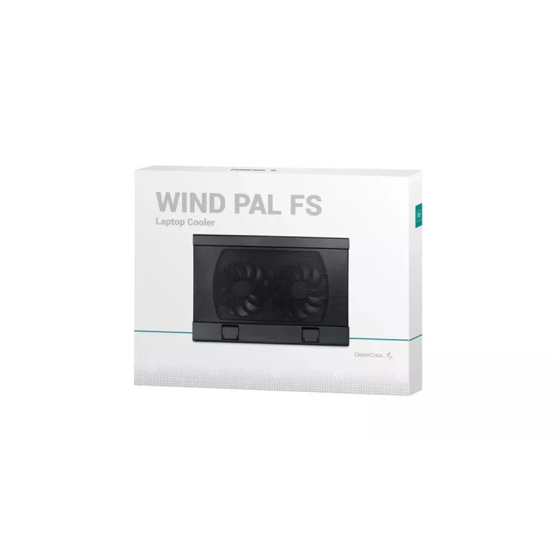 DEEPCOOL Wind Pal Fs laptop-koelpad 1200 Rpm - zwart