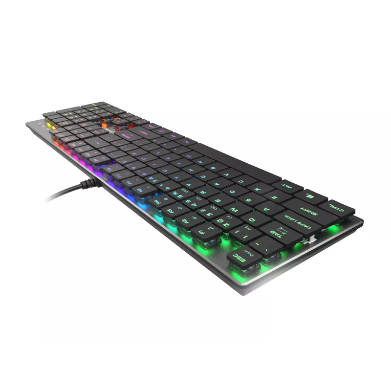 GENESIS Thor 420 RGB Gaming Toetsenbord USB QWERTY US International Zilver