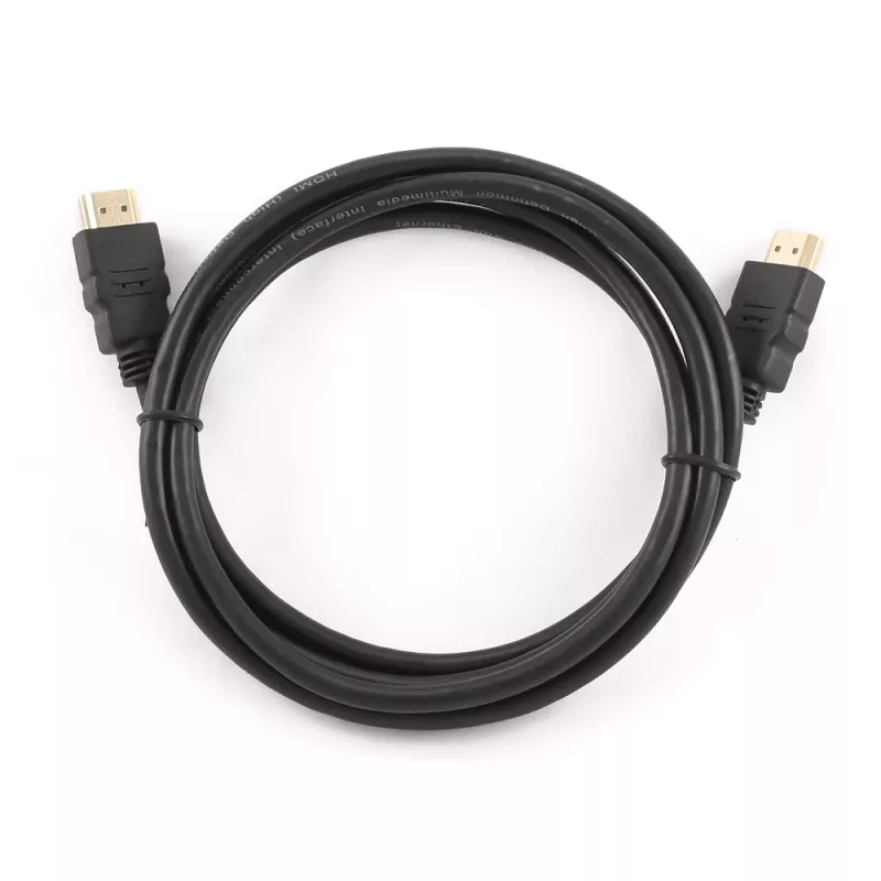 Gembird CC-HDMI4-1M HDMI 2.0-kabel met Ethernet, male-male, vergulde connectoren, 1 m, zwart, bulkverpakking