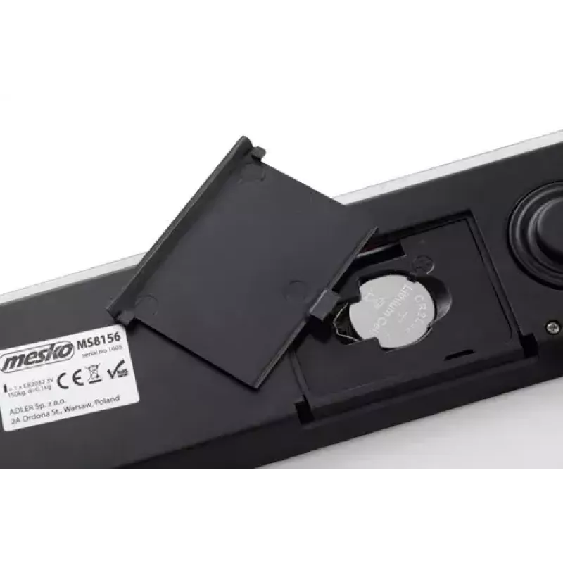 Mesko MS 8156 elektronische personenweegschaal, 150 kg / 100 g, blauw