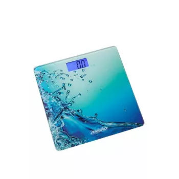 Mesko MS 8156 elektronische personenweegschaal, 150 kg / 100 g, blauw