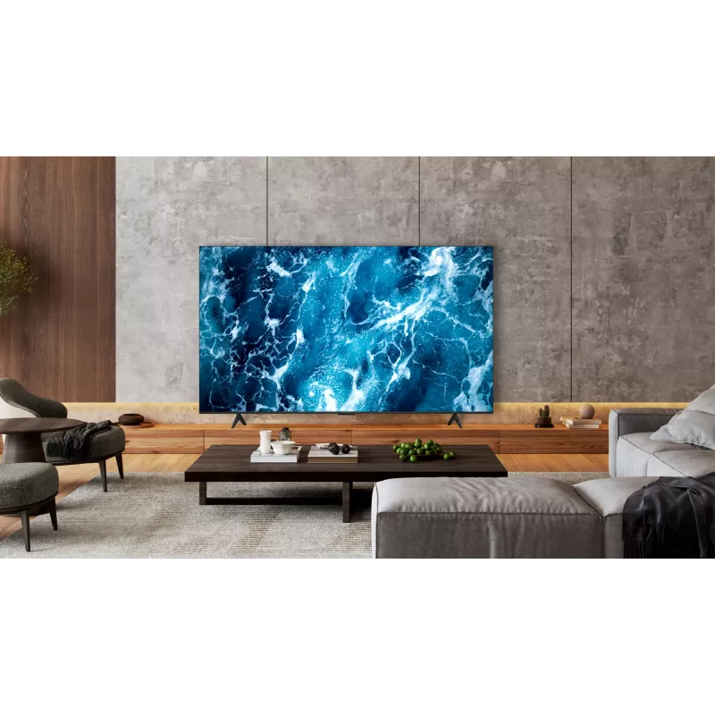 TCL 85T69C 85" (216 cm) 4K Ultra HD QLED smart-tv, Google TV, Wi-Fi, zwart