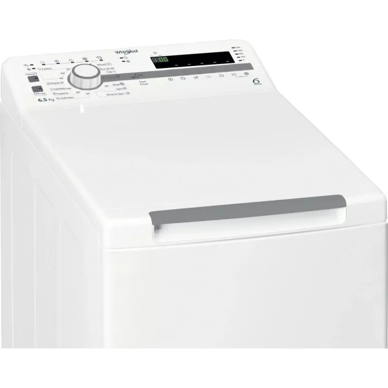 Whirlpool TDLR 65230SS EU/N Wasmachine bovenlader 6,5 kg 1151 t/min Wit