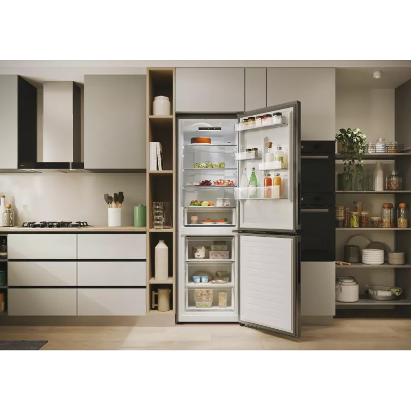 Candy ECN2CQTEX186 Vrijstaand 355 L RVS