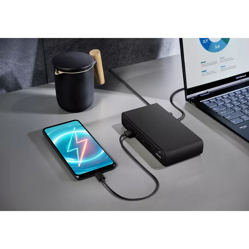 ASUS Triple Display USB-C Dock DC300 Docking USB 3.2 Gen 2 (3.1 Gen 2) Type-C Zwart