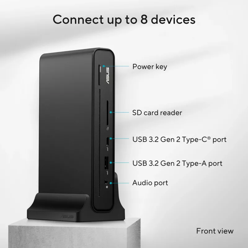 ASUS Triple Display USB-C Dock DC300 Docking USB 3.2 Gen 2 (3.1 Gen 2) Type-C Zwart