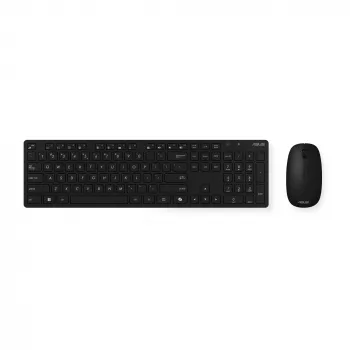ASUS W5000 draadloze toetsenbord- en muisset, toetsenbord, muis inbegrepen, universeel, RF draadloos, zwart
