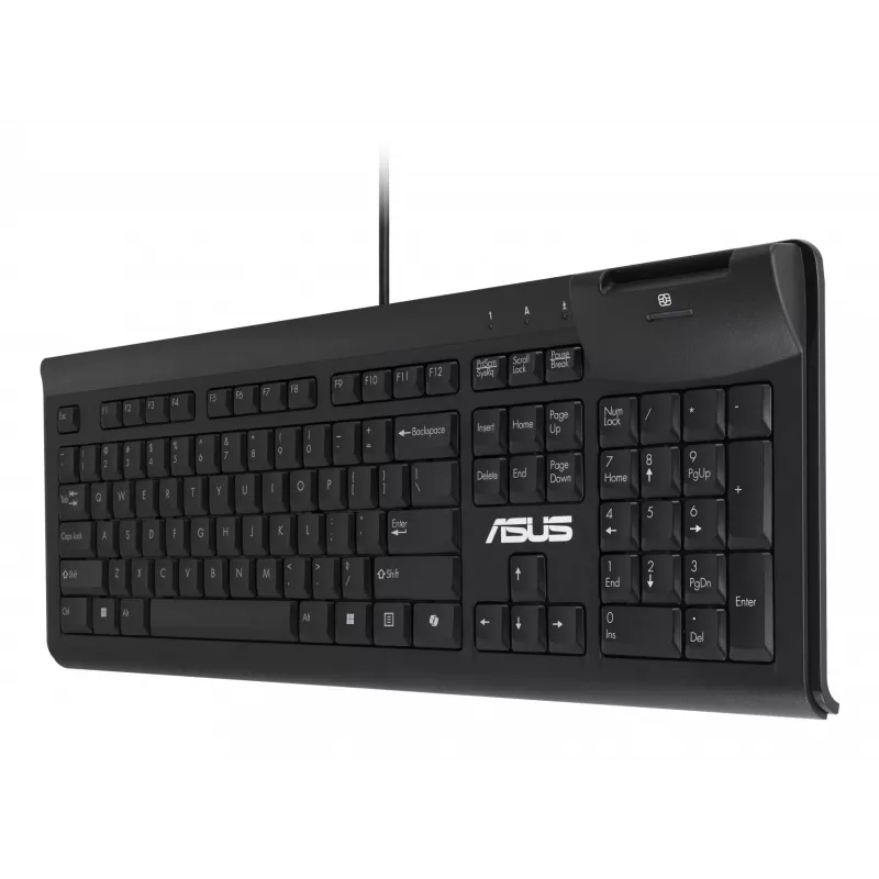 ASUS Smart Card KU100 toetsenbord voor thuis/kantoor USB zwart
