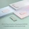 Draadloos Bluetooth-toetsenbord ASUS Marshmallow KW100 — US International layout, Oat Milk