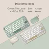 Draadloos Bluetooth-toetsenbord ASUS Marshmallow KW100 — US International layout, Oat Milk