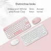 Draadloos Bluetooth-toetsenbord ASUS Marshmallow KW100 — US International layout, Oat Milk