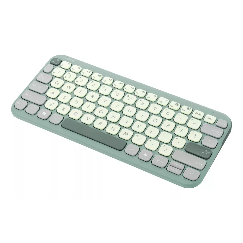 Draadloos Bluetooth-toetsenbord ASUS Marshmallow KW100 — US International layout, compact ontwerp