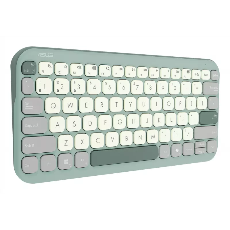 Draadloos Bluetooth-toetsenbord ASUS Marshmallow KW100 — US International layout, compact ontwerp