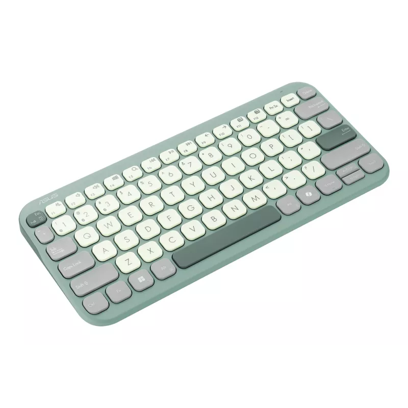 Draadloos Bluetooth-toetsenbord ASUS Marshmallow KW100 — US International layout, compact ontwerp
