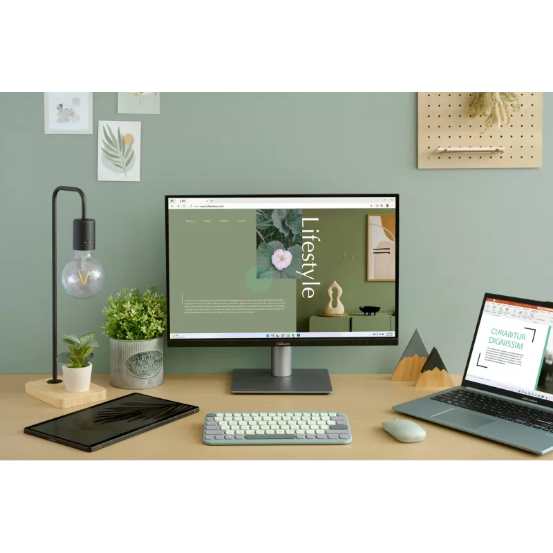 Draadloos Bluetooth-toetsenbord ASUS Marshmallow KW100 — US International layout, compact ontwerp