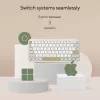 Draadloos Bluetooth-toetsenbord ASUS Marshmallow KW100 — US International layout, compact ontwerp