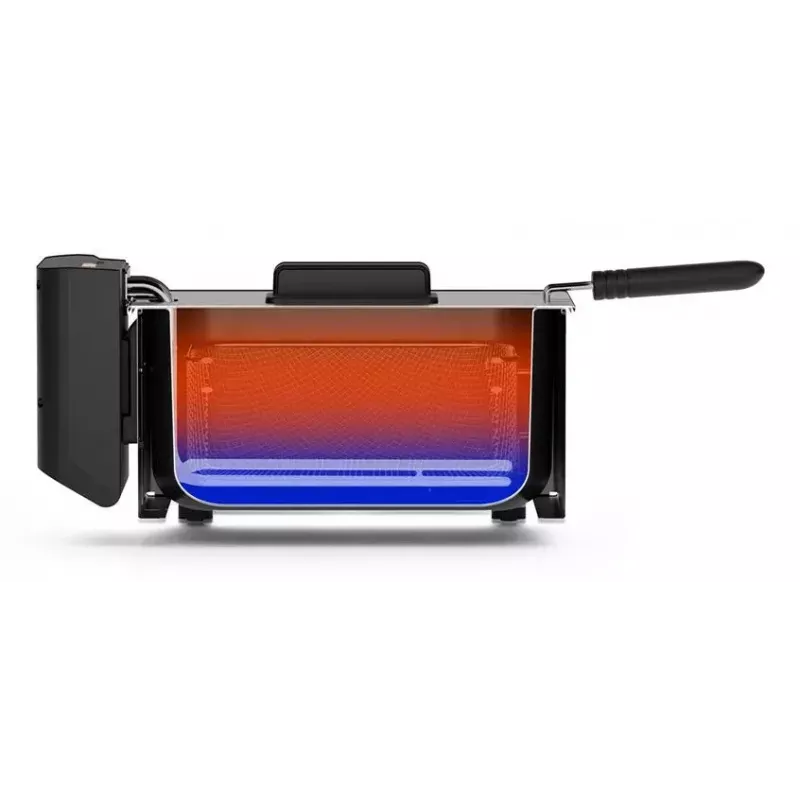 Friteuse Tristar FR-9334 – enkele 3 L capaciteit, 2000 W, draaiknop, zilver