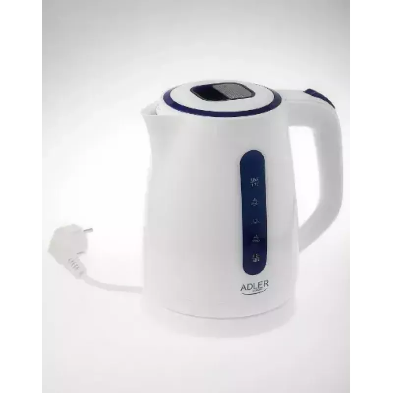 Waterkoker Adler 1,7 L 2200 W blauw wit