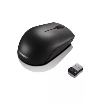 Lenovo Wireless Compact muis 300 zwart, 1000 DPI, 2,4 GHz