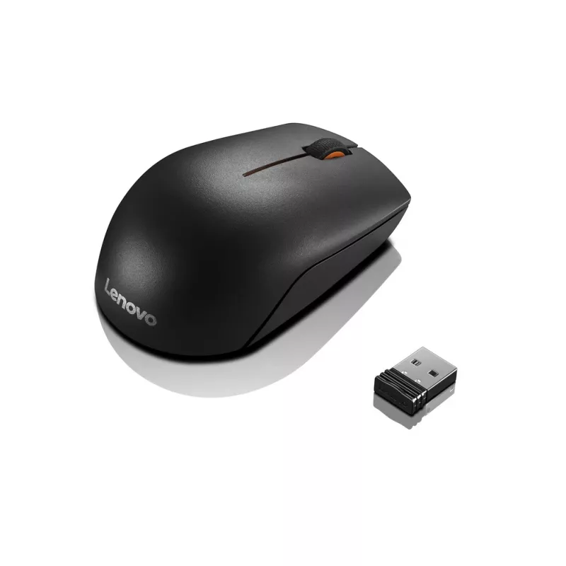 Lenovo Wireless Compact muis 300 zwart, 1000 DPI, 2,4 GHz