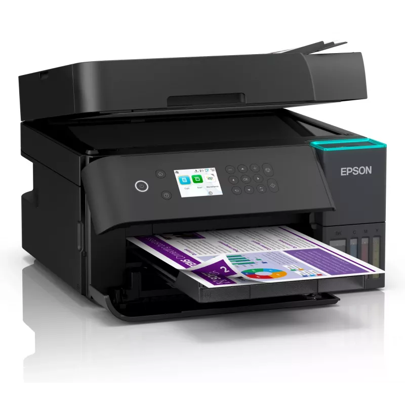 Multifunctionele inkjetprinter Epson EcoTank L6370 — kleur, A4, 4800x1200 dpi, Wi-Fi, Ethernet