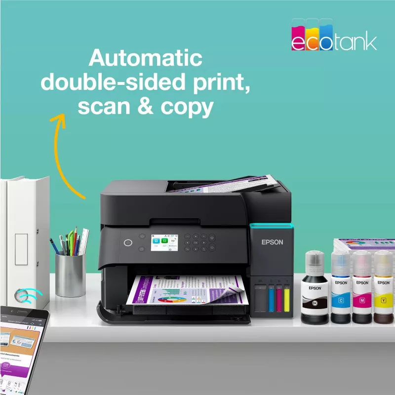 Multifunctionele inkjetprinter Epson EcoTank L6370 — kleur, A4, 4800x1200 dpi, Wi-Fi, Ethernet