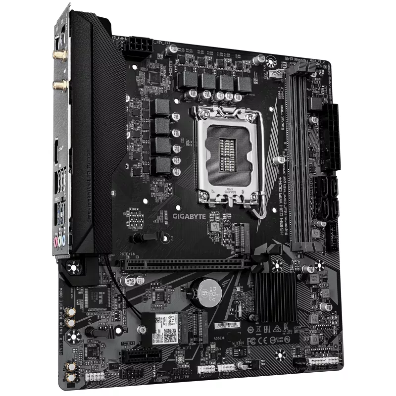 Moederbord GIGABYTE H610M D3H WIFI, H610, LGA 1700, Micro ATX