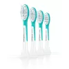 Opzetborstels Philips Sonicare For Kids HX6044/90, 4 stuks, blauw/wit, vervangen elke 3 maanden