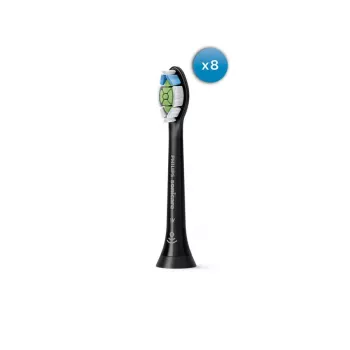 Opzetborstels Philips Optimal White HX6068/88 8-pack zwart