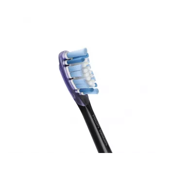 Philips Premium Gum Care HX9052/88 2-pack borstelkoppen, 2 stuks, zwart, 3 maanden, zacht, 62000 bewegingen per minuut, Philips