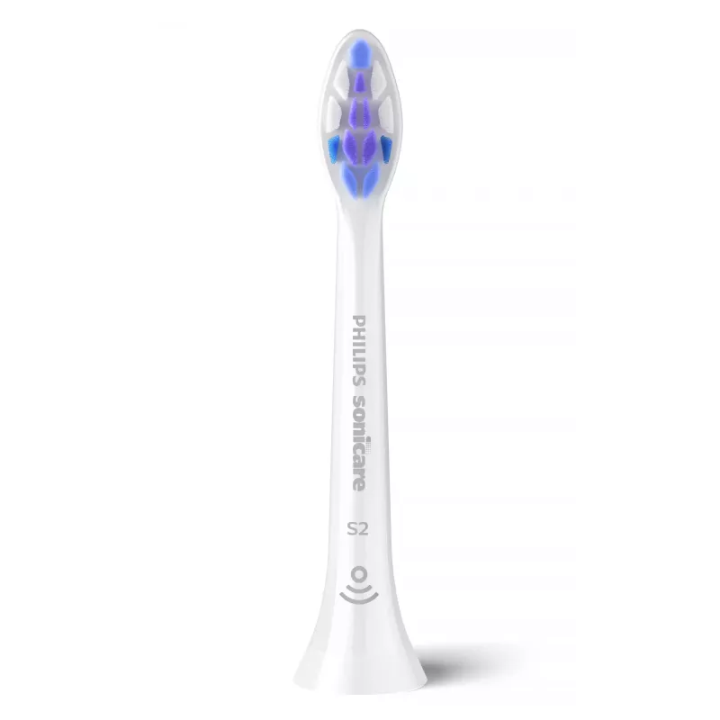 Opzetborstels Philips HX6052/87 Sensitive 2-pack, extra zachte haren, wit