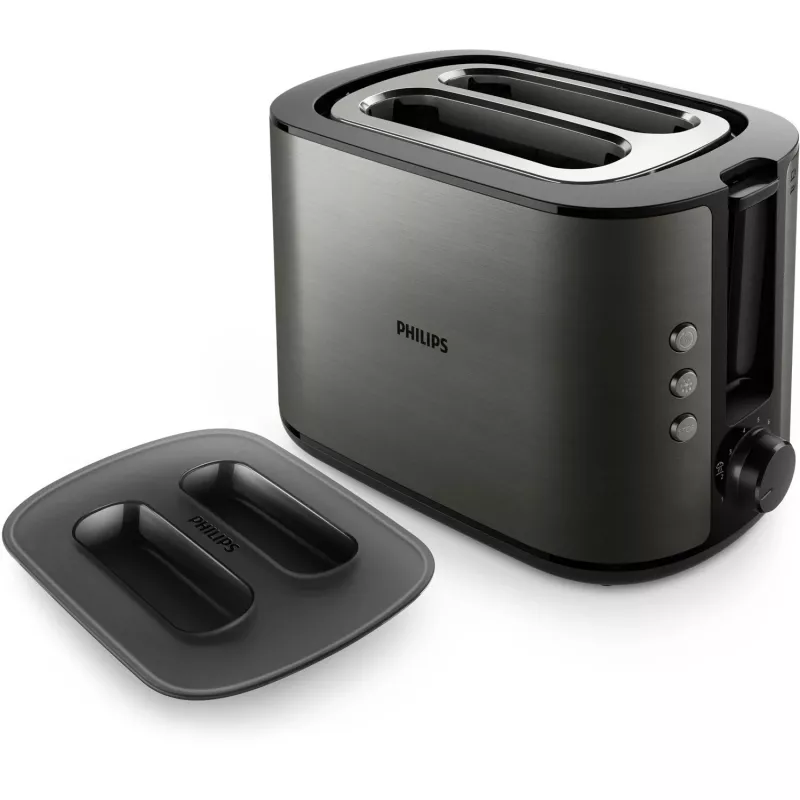 Philips Viva Collection HD2651/80 toaster 8 2 sneetjes 1050 W titanium