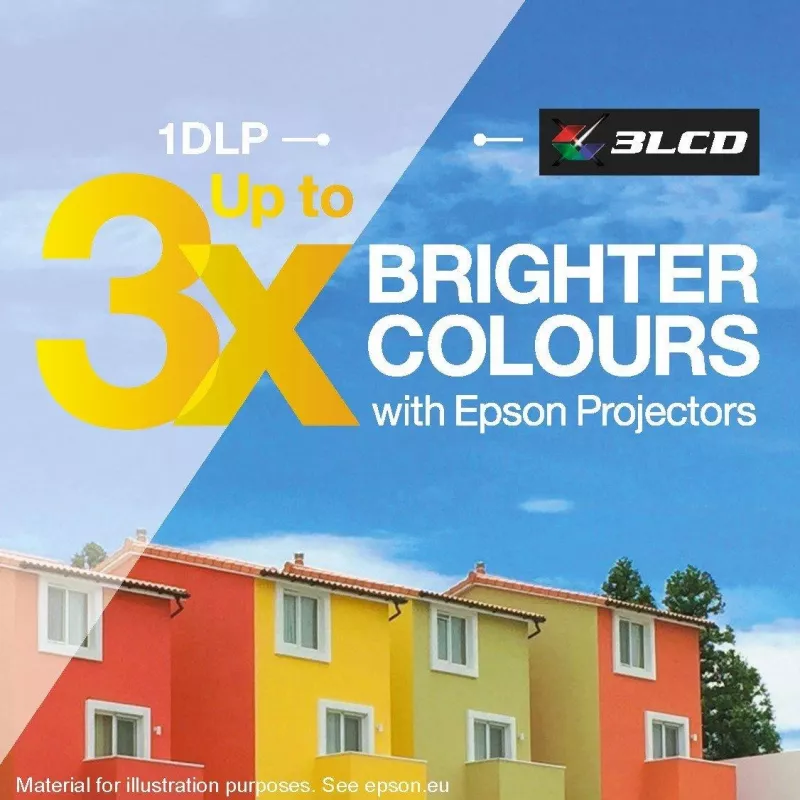 Projector Epson EB-FH08 3600 ANSI lumen 3LCD 1080p, 16:9, lamp, 2,7 kg, HDMIx2