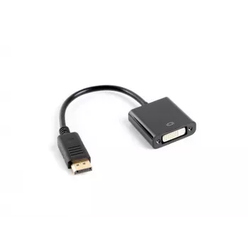 LANBERG videokabel-adapter DisplayPort DVI-D 0,1 m zwart