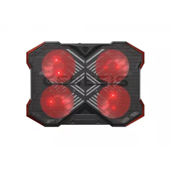 GENESIS Oxid 260 laptop-koelpad 43,9 cm (17,3 inch) 1010 tpm zwart, rood