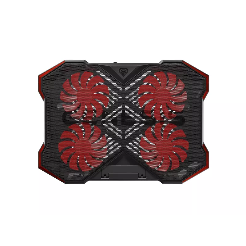 GENESIS Oxid 260 laptop-koelpad 43,9 cm (17,3 inch) 1010 tpm zwart, rood