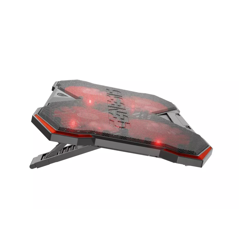GENESIS Oxid 260 laptop-koelpad 43,9 cm (17,3 inch) 1010 tpm zwart, rood