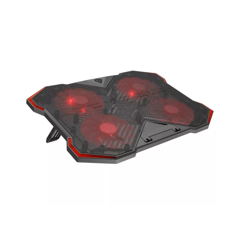 GENESIS Oxid 260 laptop-koelpad 43,9 cm (17,3 inch) 1010 tpm zwart, rood
