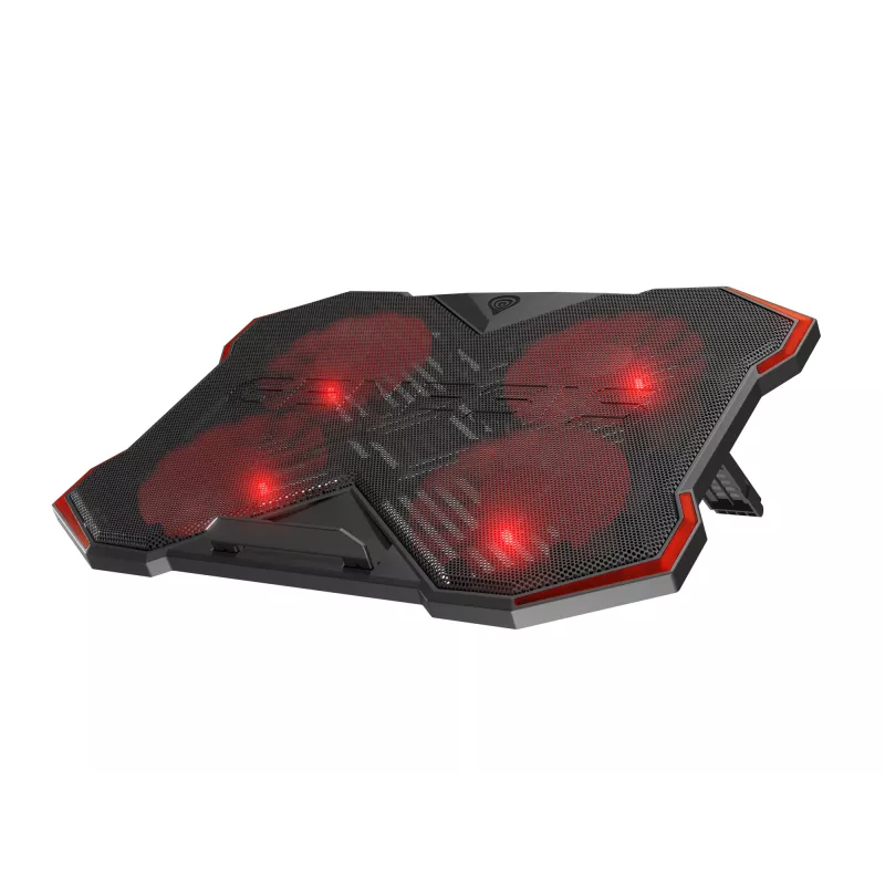 GENESIS Oxid 260 laptop-koelpad 43,9 cm (17,3 inch) 1010 tpm zwart, rood