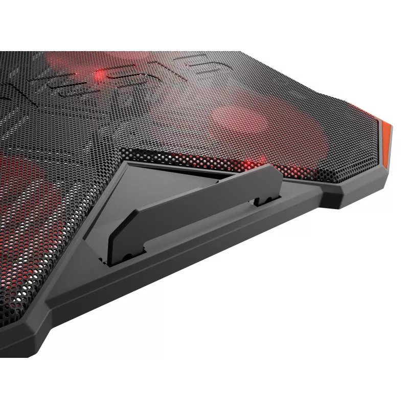 GENESIS Oxid 260 laptop-koelpad 43,9 cm (17,3 inch) 1010 tpm zwart, rood