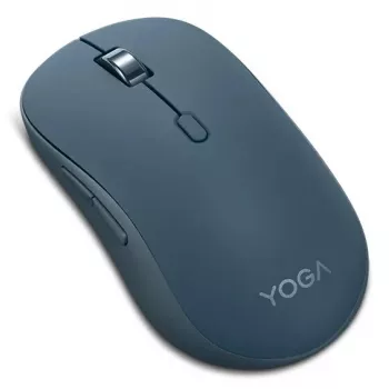 Lenovo Yoga draadloze ambidextrische optische Bluetooth-muis – 4000 dpi, 8 knoppen, scrollwiel, batterijgevoed, teal