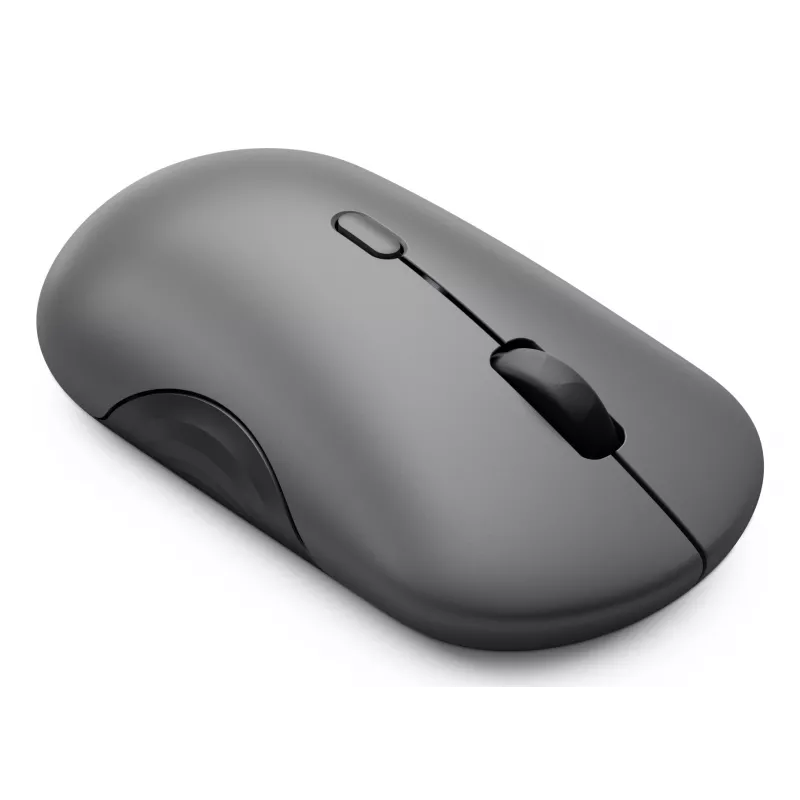 Lenovo 700 draadloze ambidextrische muis — RF + Bluetooth, optisch 4000 DPI, 8 knoppen, grijs