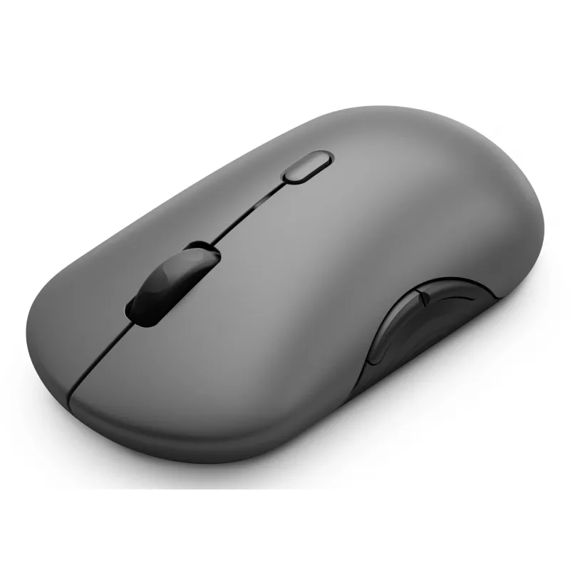Lenovo 700 draadloze ambidextrische muis — RF + Bluetooth, optisch 4000 DPI, 8 knoppen, grijs