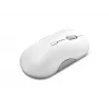 Lenovo 700 draadloze stille muis multi-device, ambidextrisch, optisch, 4000 DPI, RF + Bluetooth, 8 knoppen, wit