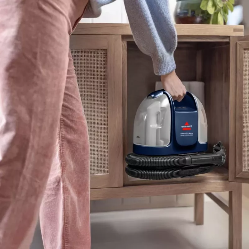 Bissell SpotClean Mini draadloze tapijtreiniger handapparaat zwart, blauw